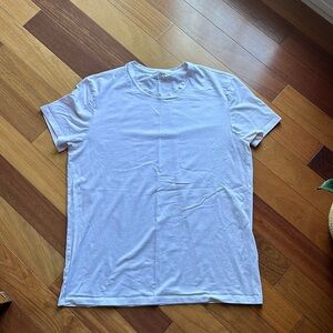 RW & Co. Men’s White Basic Crewneck Supima Cotton T Shirt, size XL